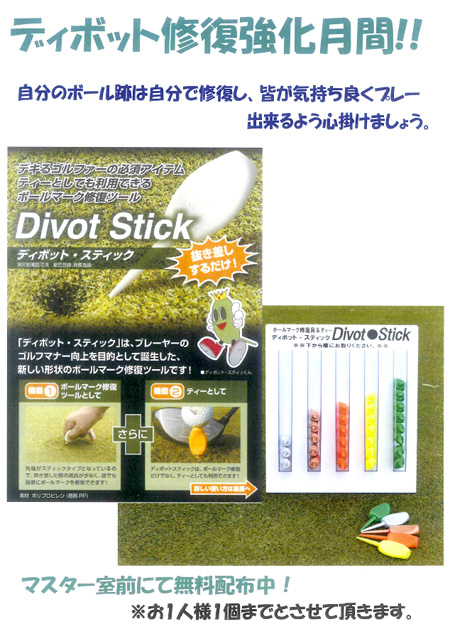 ディボット修復強化月間