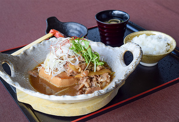 肉豆腐定食